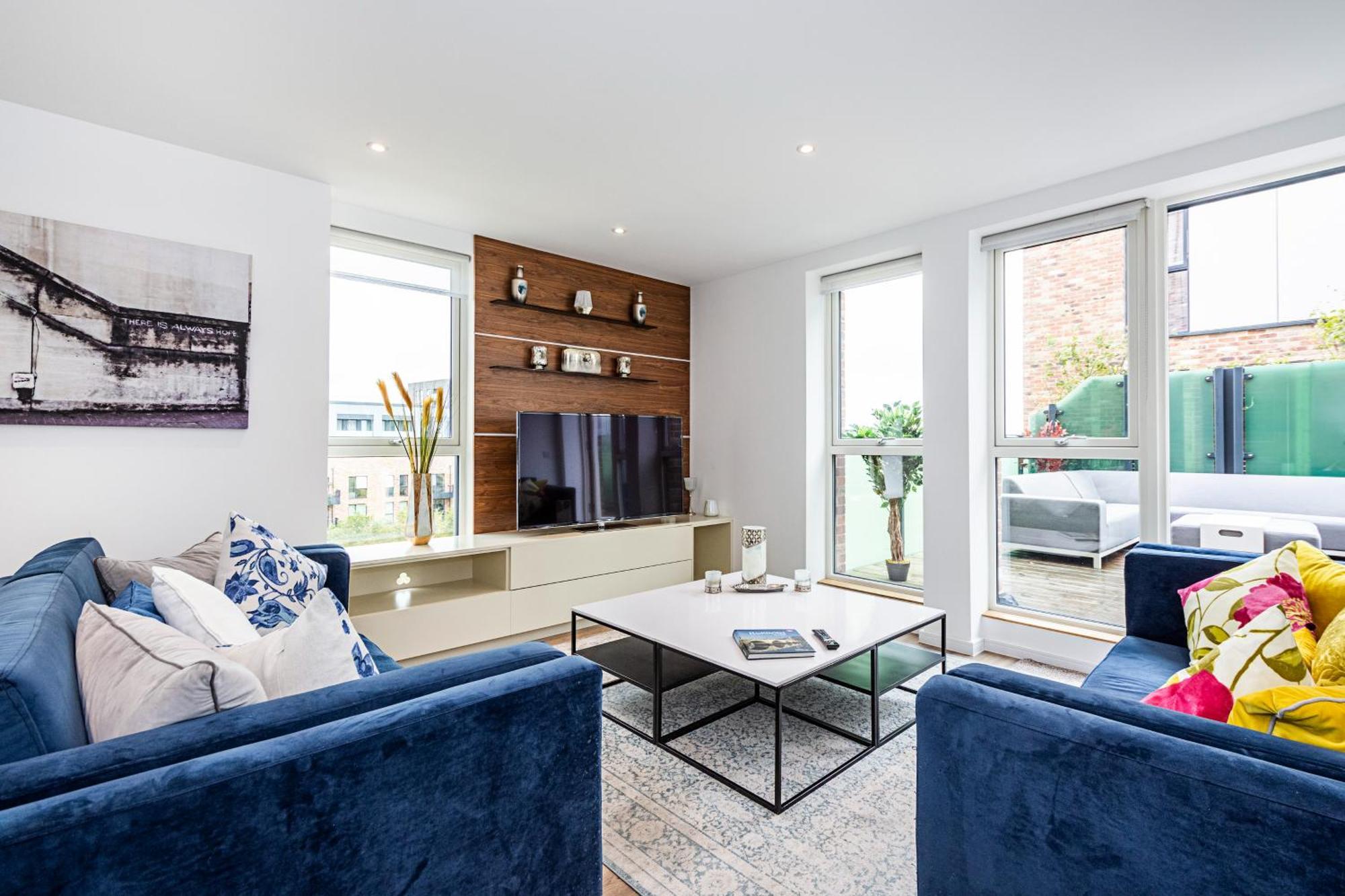Apartmán Chiswick Park 3 Bed 3 Bath West London - Parking Exteriér fotografie